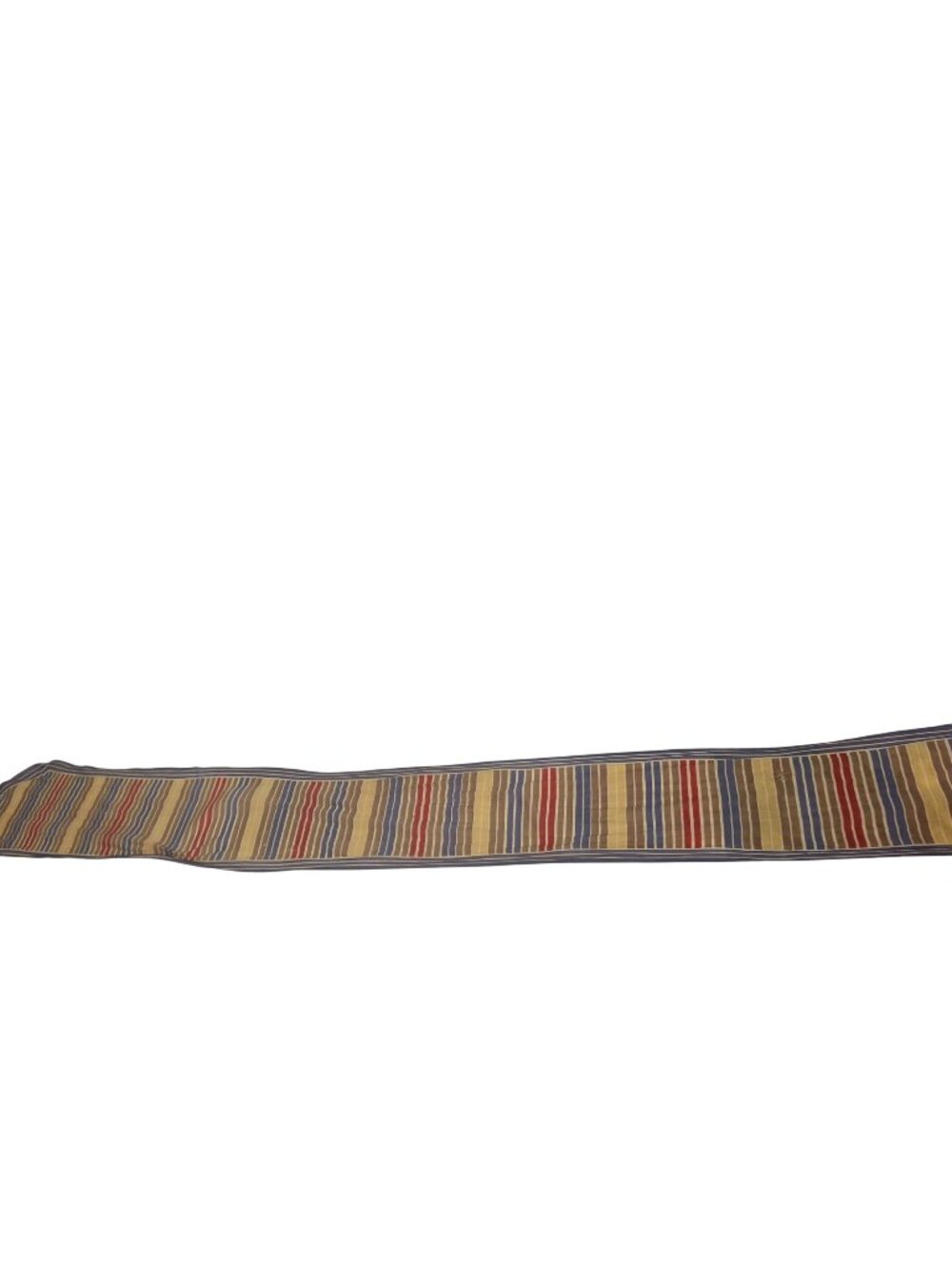 Vintage Style Skinny Scarf Multicolor Striped 67x5 Retro Boho Mod Neck Hair Tie